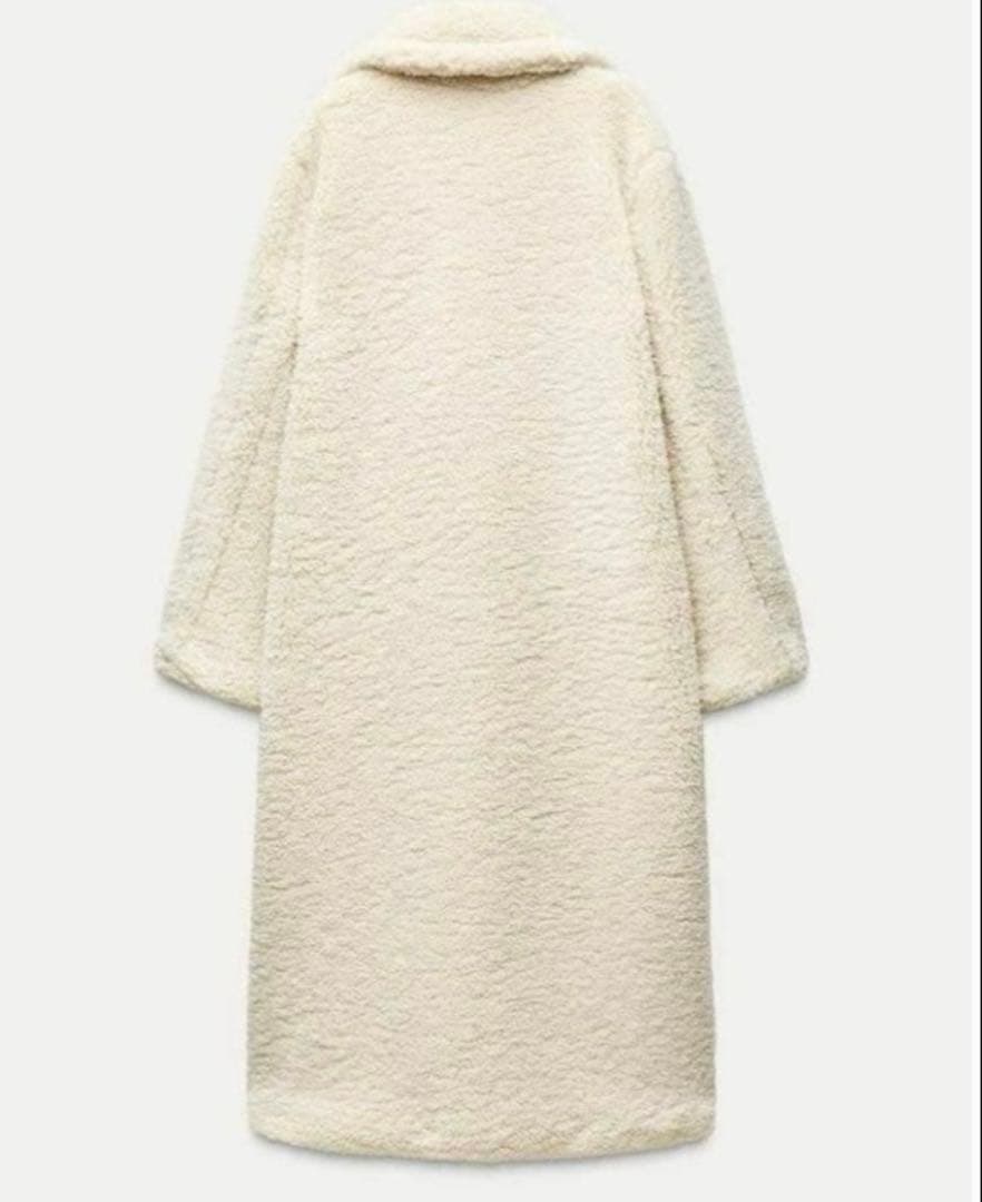 ZARA テディベアコート ロングコート
