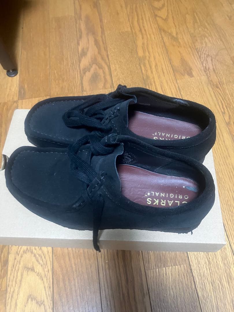 リ*リ様 Clarks ワラビー ブラック サイズ6.5
