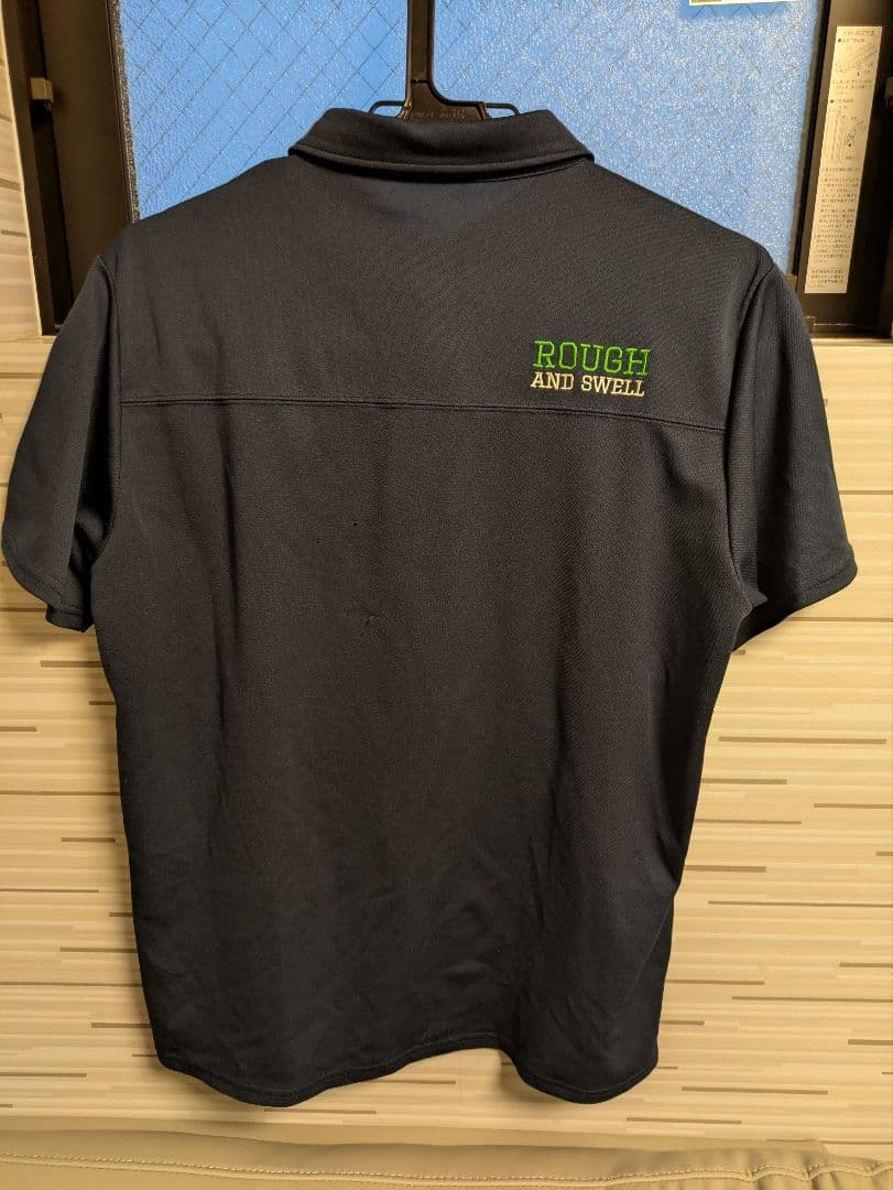 2025年 rough & swell ネイビー ポロシャツ Lサイズ　美品