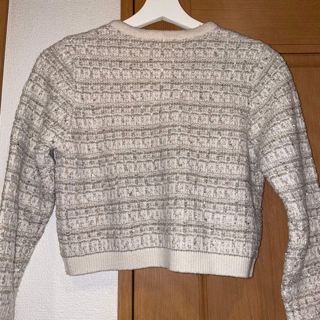 トップス herlipto bristol tweed knit cardigan