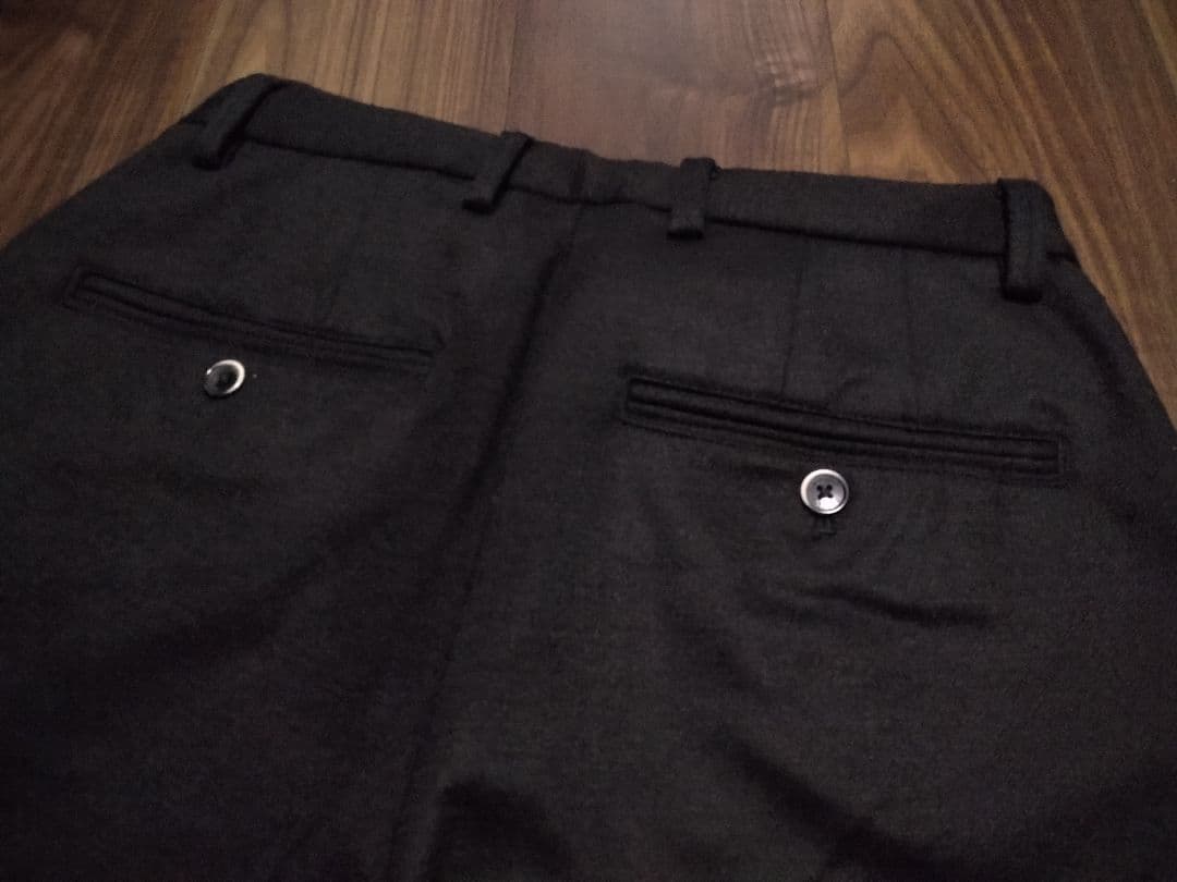 SOLIDO ソリード パンツ ウール混 黒 サイズ01 新品