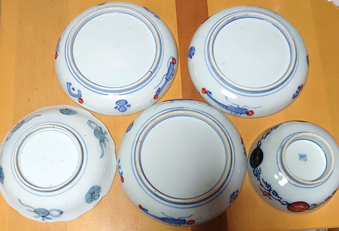 古伊万里 陶器皿 5枚セット