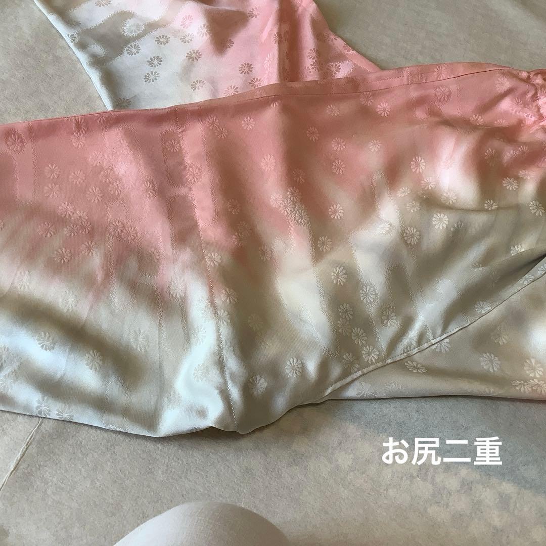 長襦袢反物から仕立てたシルクパジャマ　⑬