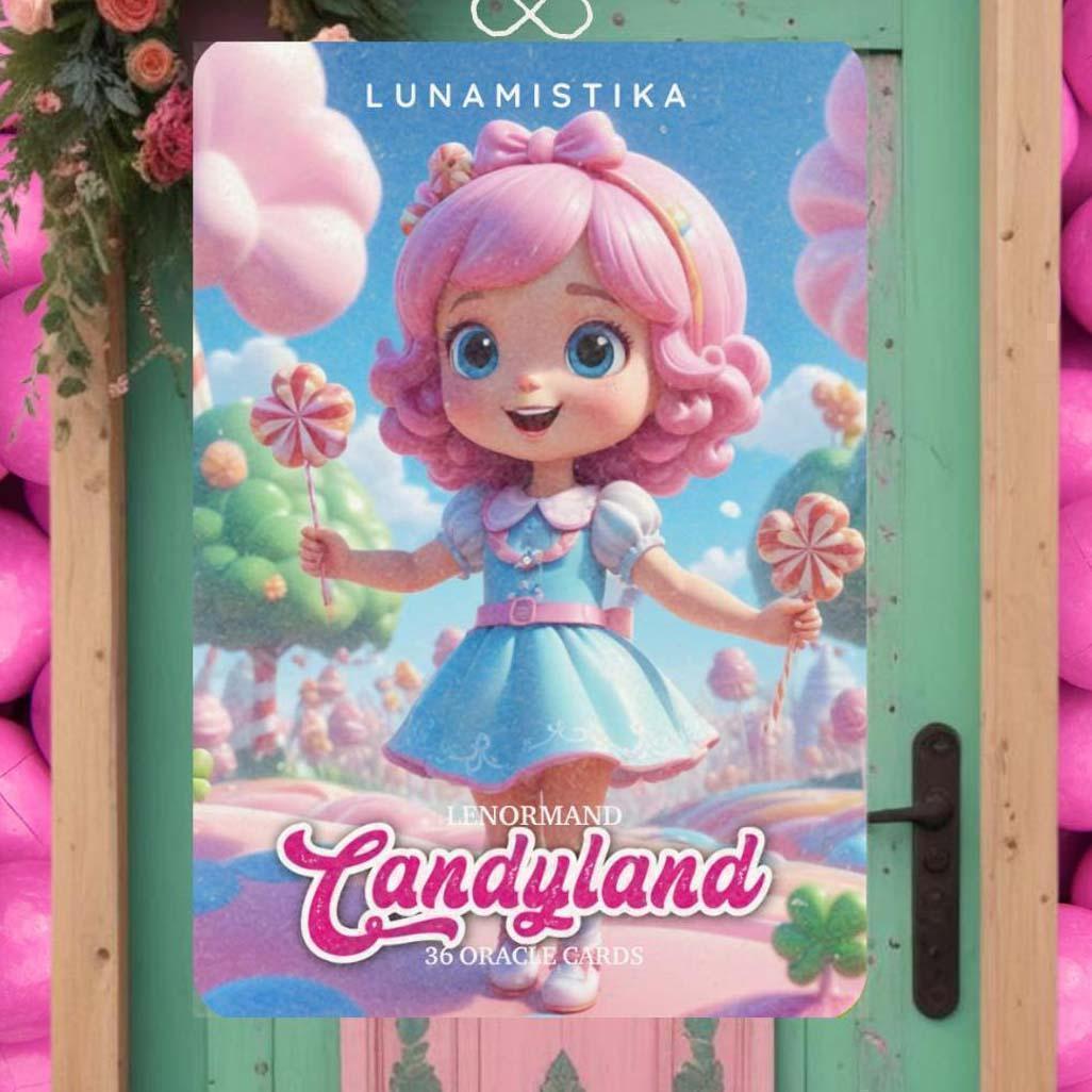 1点のみ✨スペイン作家のキュートデッキ✨キャンディランドルノルマンカード