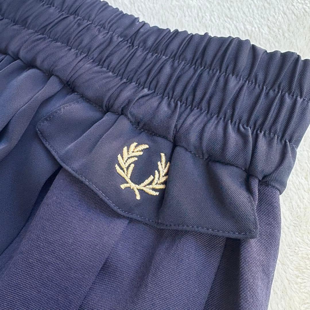 【極美品✨️希少】フレッドペリー パネルスカート プリーツロング ネイビー 8