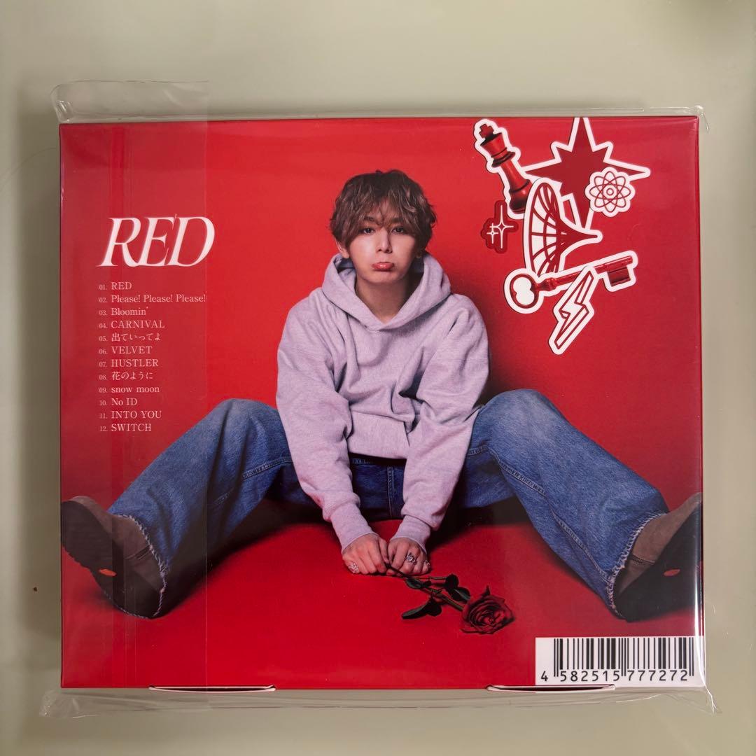 【特典全て付き】山田涼介 REDアルバム ファミクラ限定 Deep RED盤