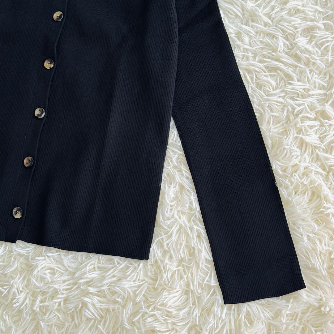 【タグ付き新品】EVERYDAY I LIKE. RIB Vネック カーディガン