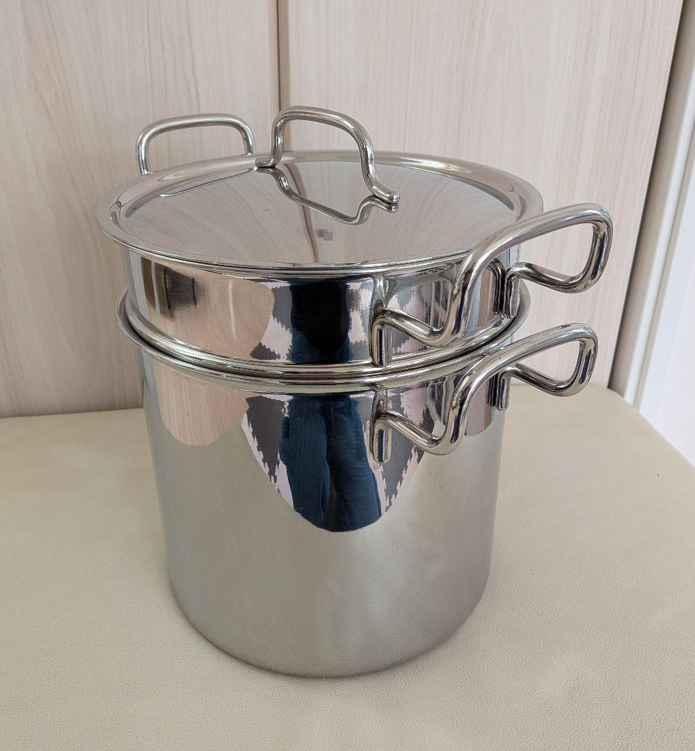 ジオプロダクト パスタポット 21cm 6.8L 日本製