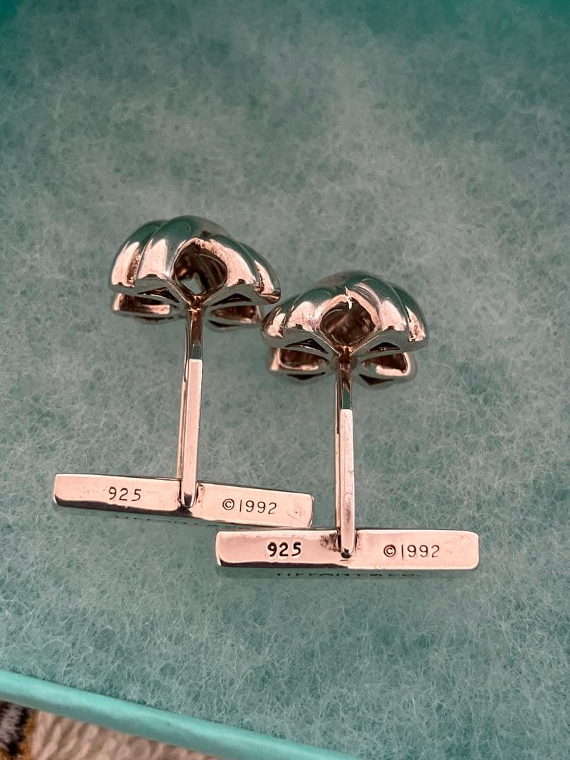 Tiffany & Co. ティファニー　スターリングシルバー カフリンクス