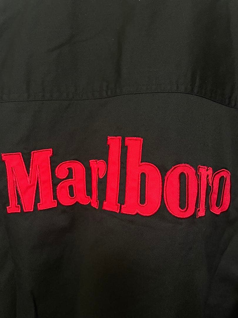 Marlboro マルボロ リバーシブル MA-1ジャケット ブラック/レッド