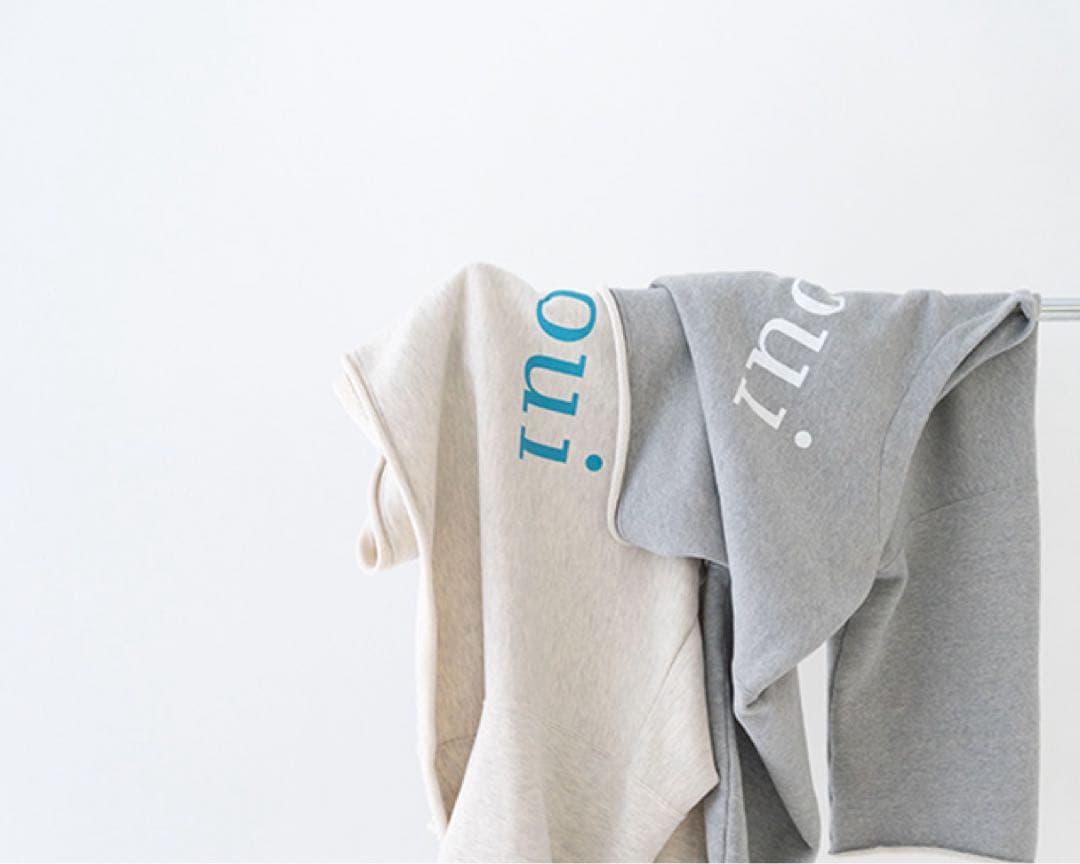 裏毛 oui プリント2wayカーディガン　ネストローブ nest robe