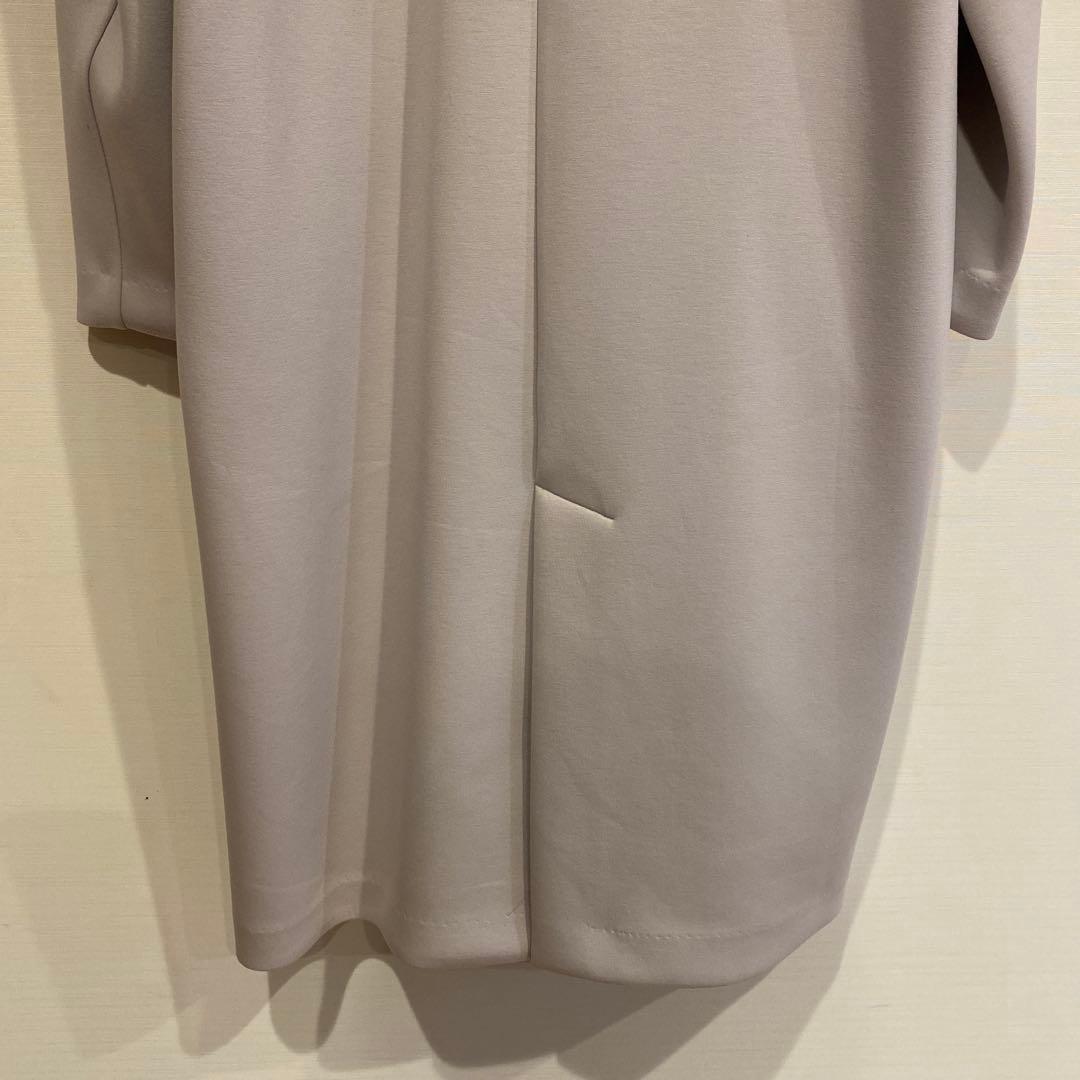【美品】リヴドロワ RIVE DROITE スプリングコートノーカラー　M