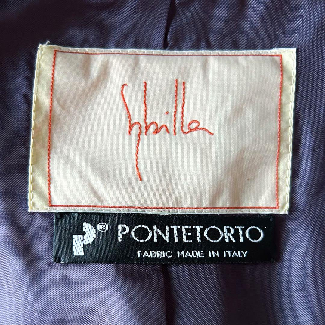 シビラ Sybilla×PONTETORTO 2way コート グリーン