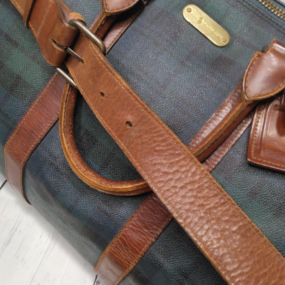 POLO RALPH LAUREN　ボストンバッグ　大容量　PVCレザー