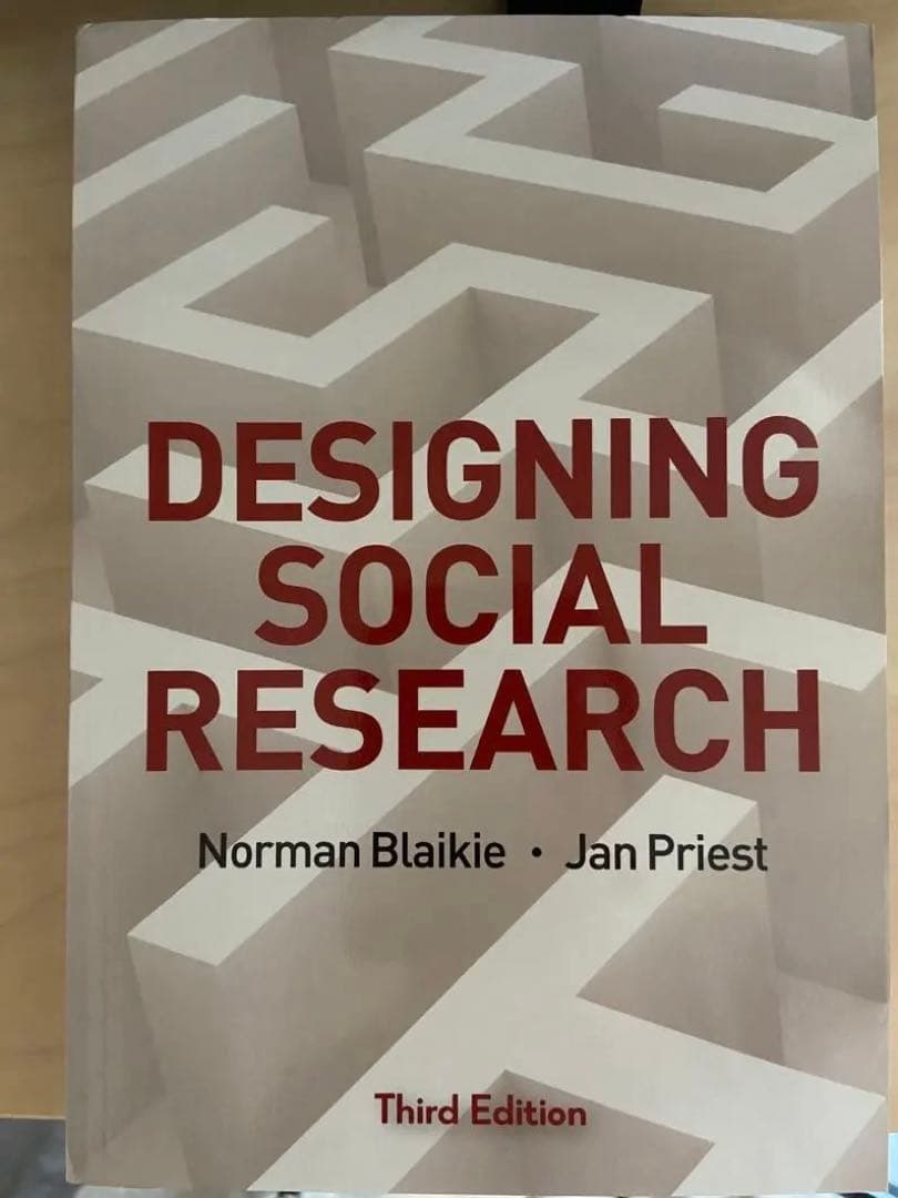 Designing Social Research 第三版