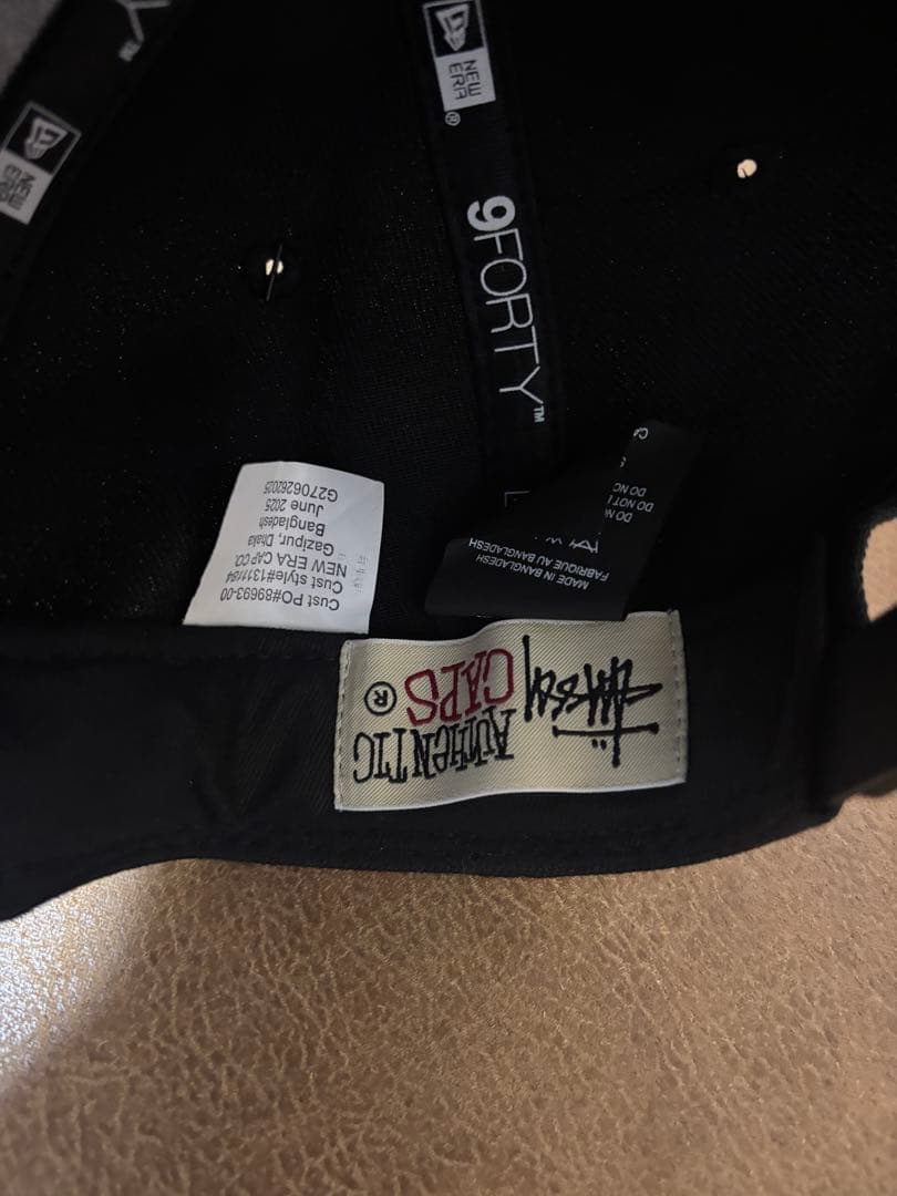 Stüssy 9FORTY ブラックキャップ