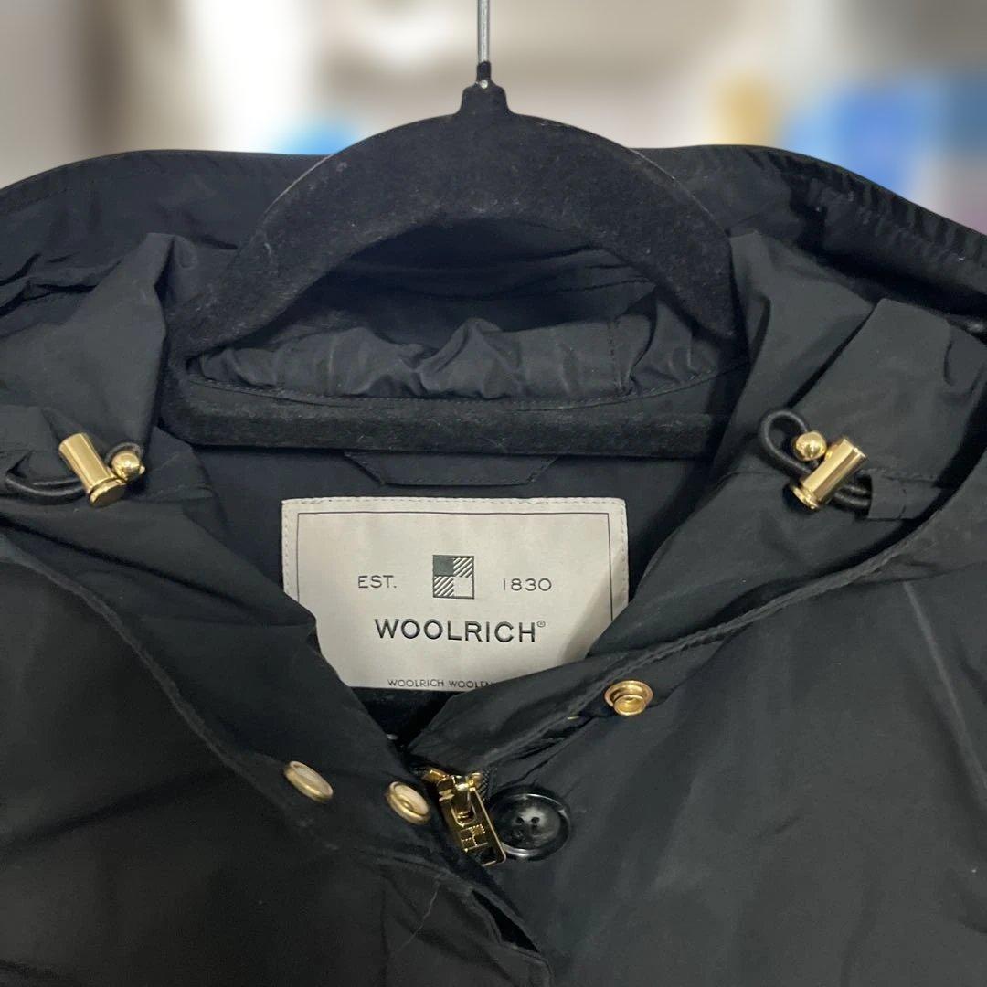 WOOLRICH フード付きジャケット S 黒