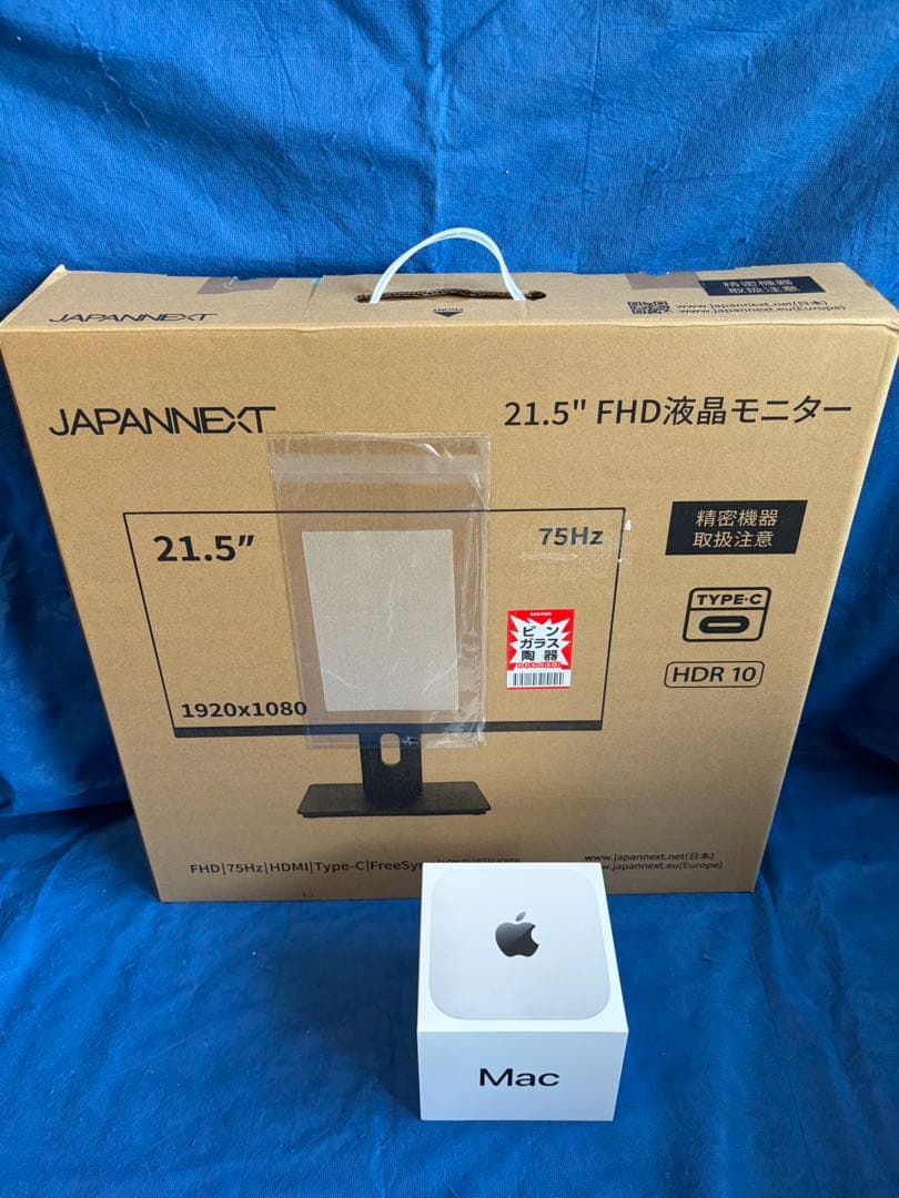 Mac mini M4 ＆ 21.5インチ液晶モニターJAPAN NEXT