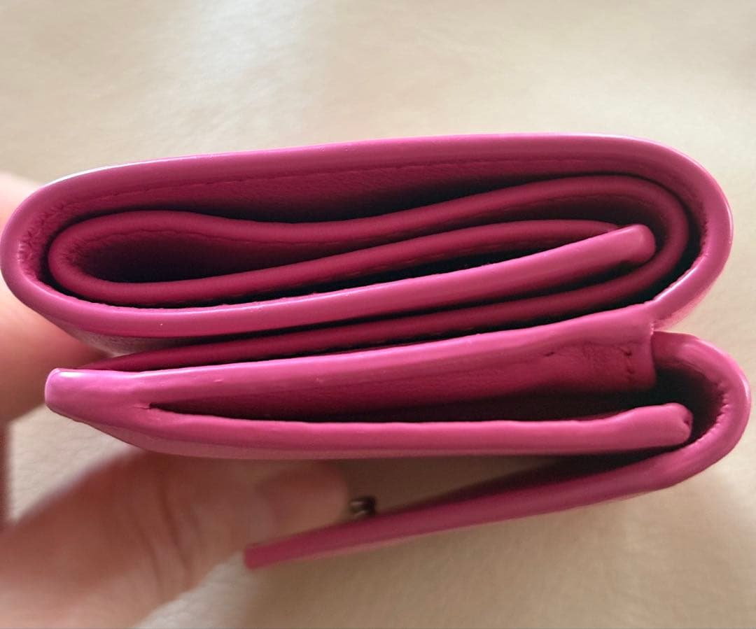 バレンシアペーパーミニウォレット三つ折り財布