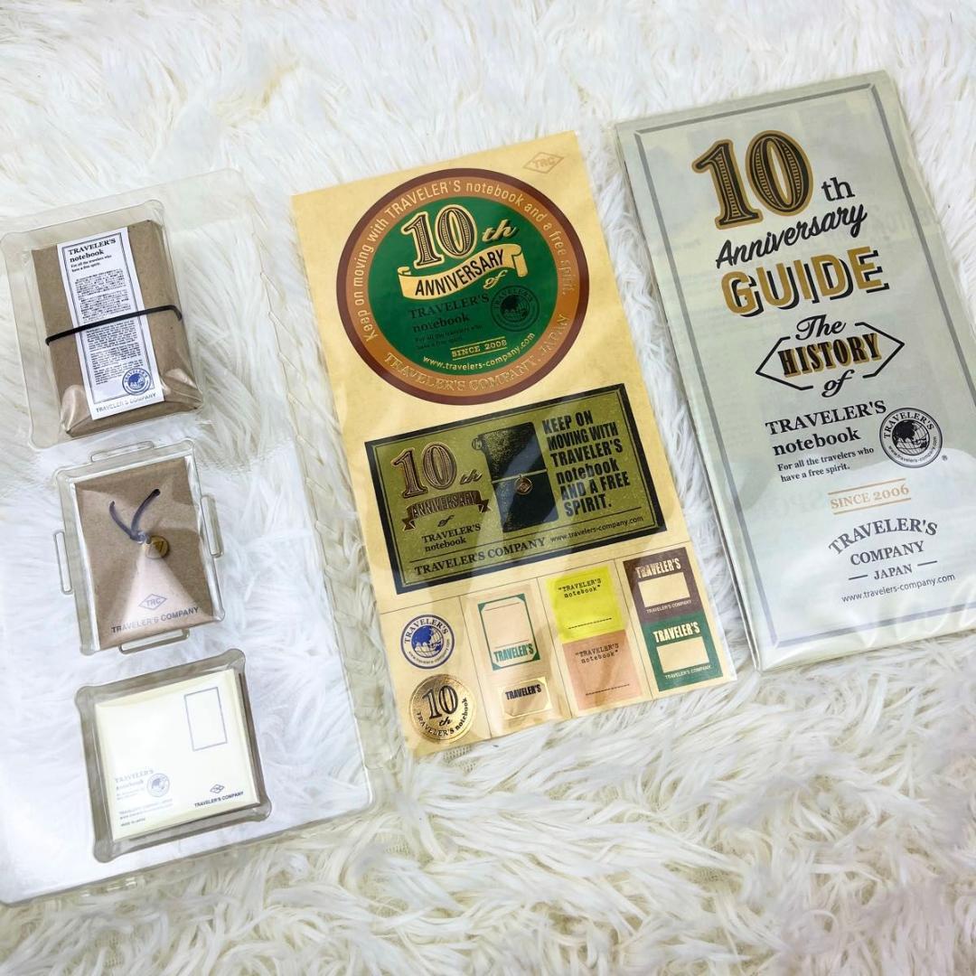 【新品・10周年限定】トラベラーズノート ミニ 10周年缶セット