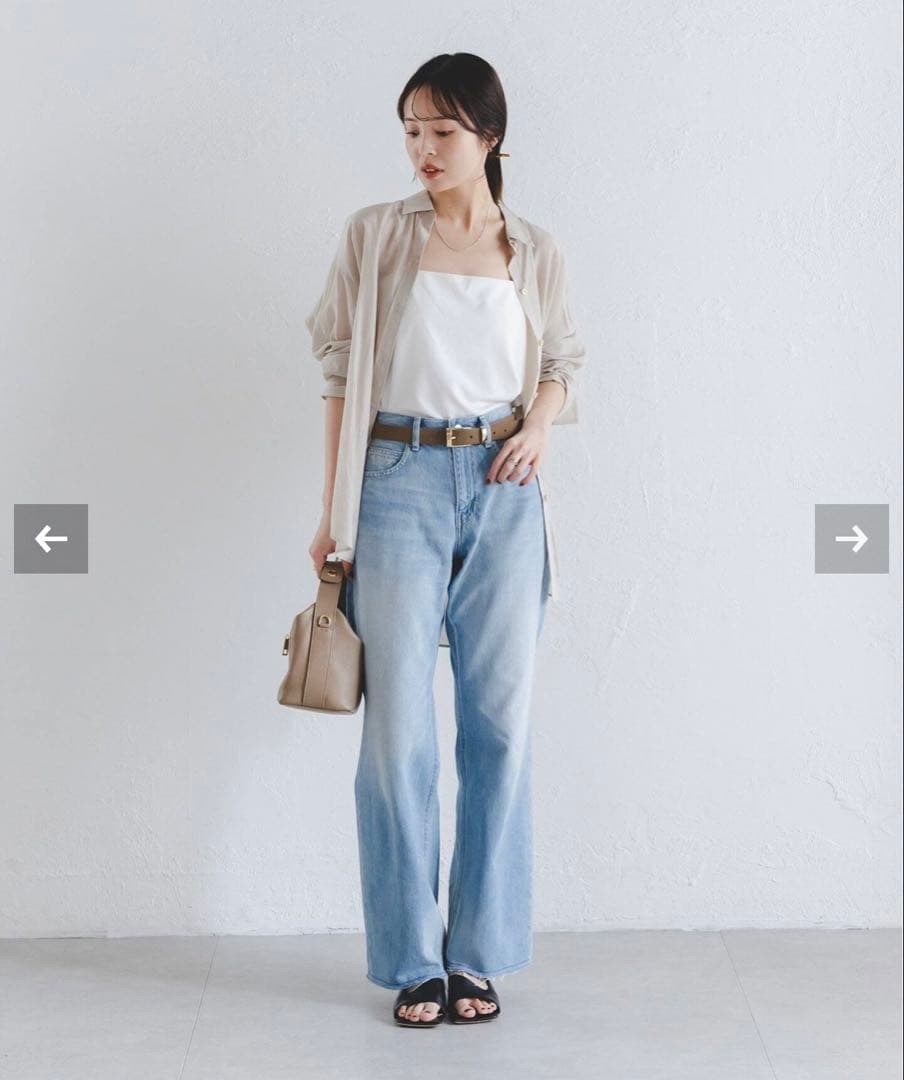 【新品】NOBLE カップ付きベアラインスイマーキャミ