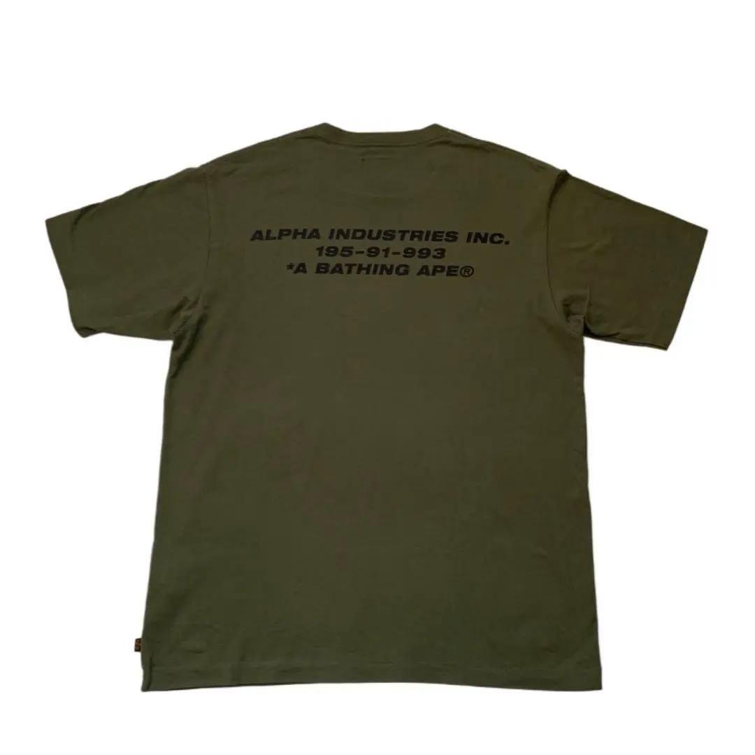 BAPE X ALPHA INDUSTRIES Tシャツ サイズL