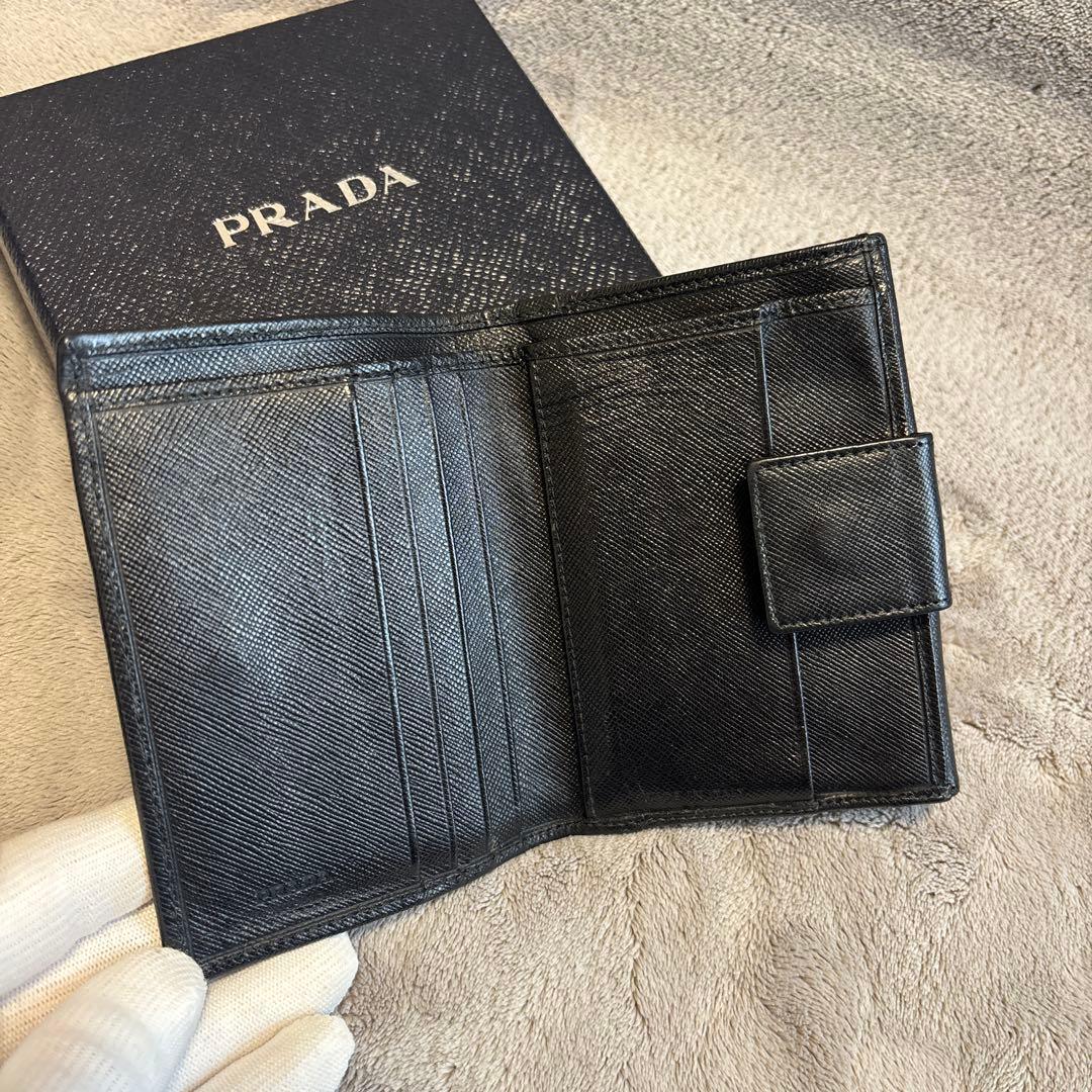 【BOX有】PRADA サフィアーノ　二つ折り財布