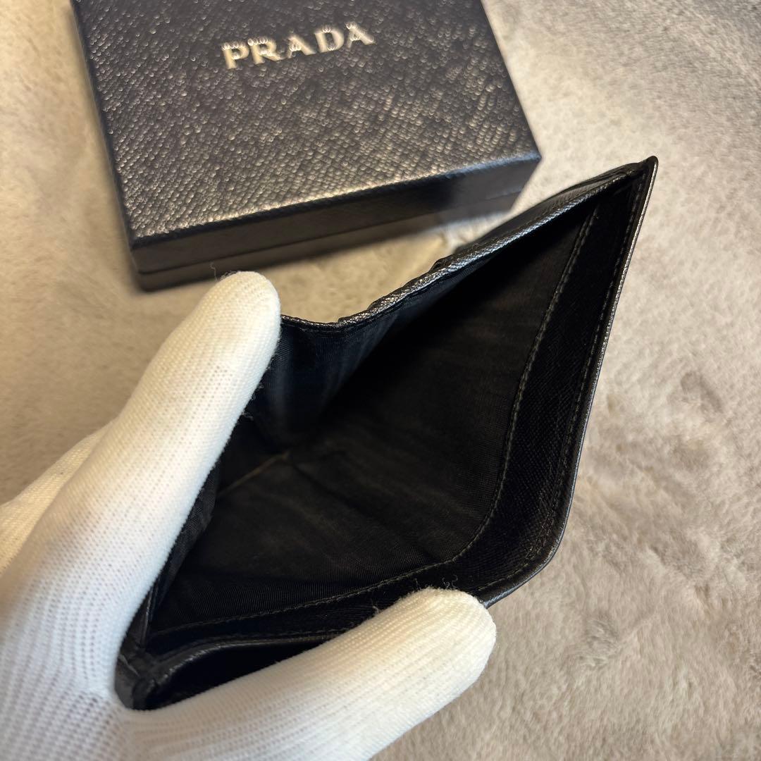 【BOX有】PRADA サフィアーノ　二つ折り財布