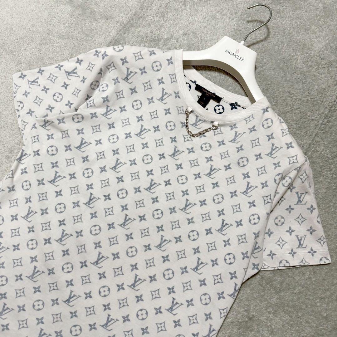 ルイヴィトン エスカルプリンテッドTシャツ モノグラム Lサイズ レディース