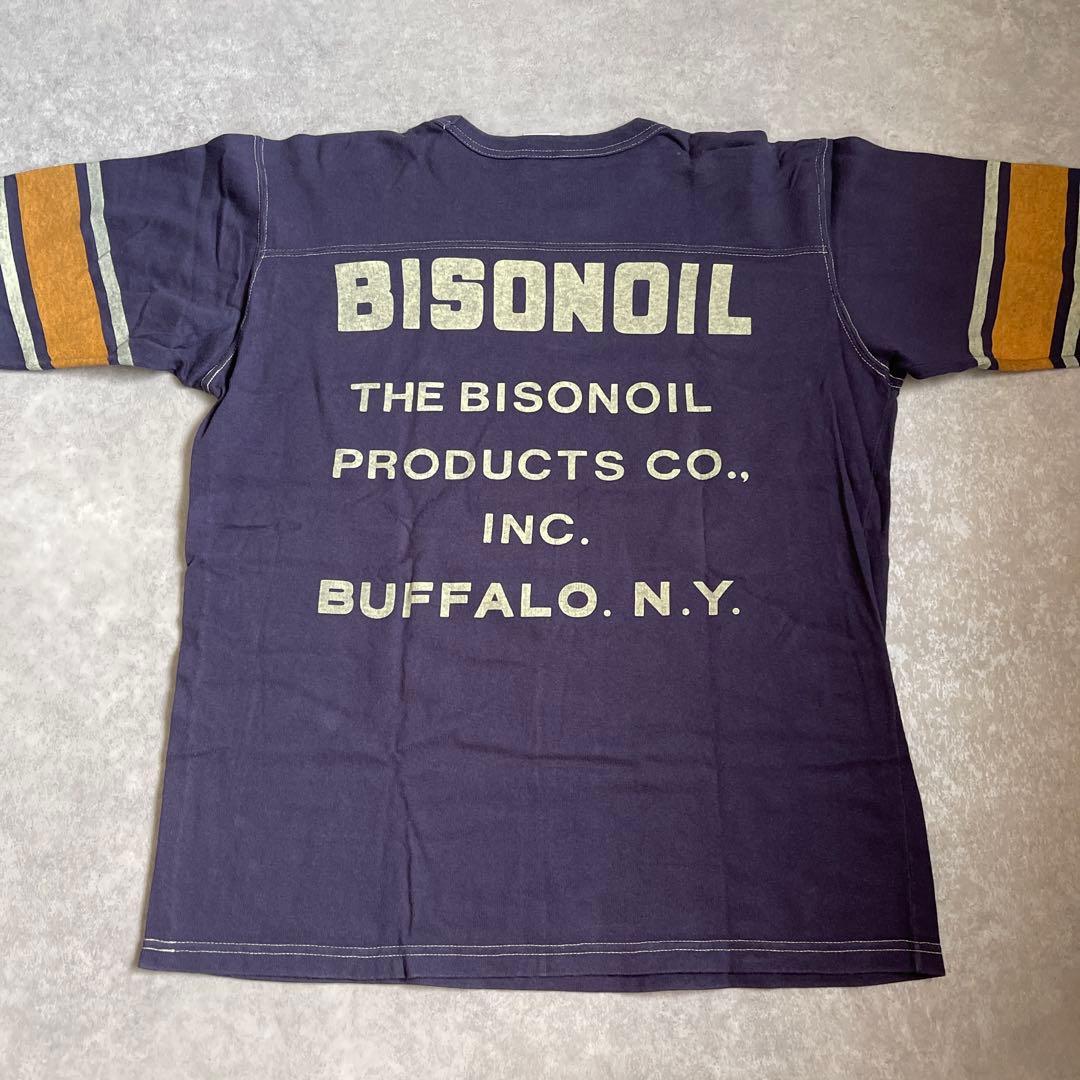 BOOTLEGGERSブートレガーズBISONOILフットボールTシャツM