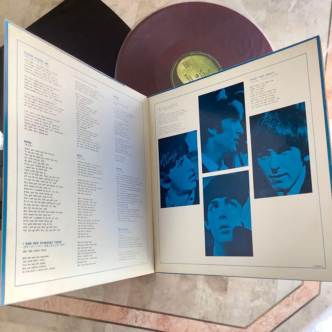 極美品! 赤盤! ビートルズ 1969年 補充票付 これがビートルズ VOL1