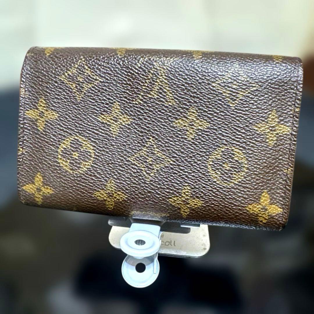 ⑤☆優良品☆ モノグラム♪Ｌ字型ファスナー財布