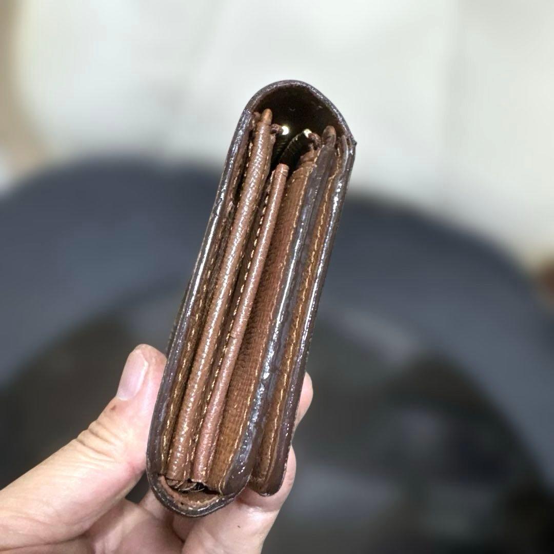 ⑤☆優良品☆ モノグラム♪Ｌ字型ファスナー財布