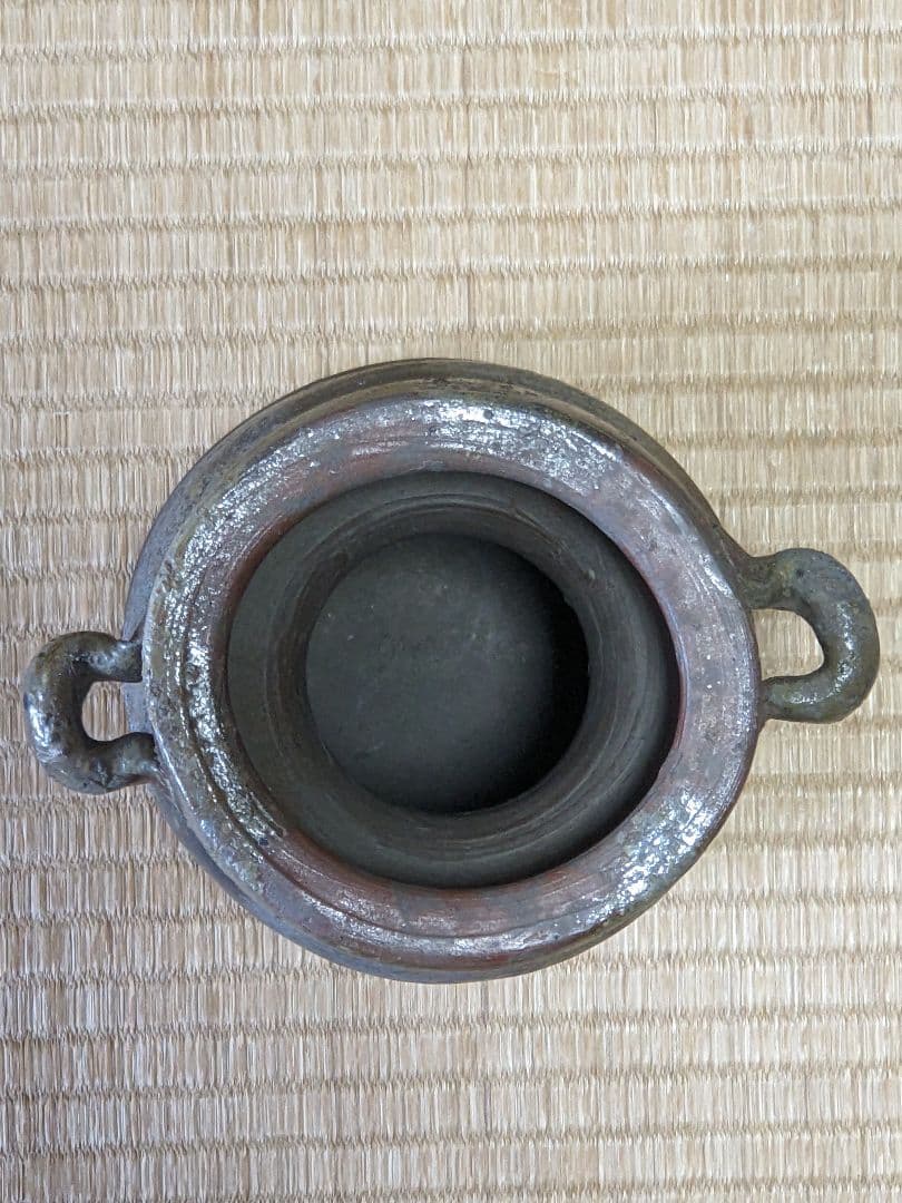 ♦備前焼 双耳瓶 花瓶 作家物 花器 花活け 置物飾り 骨董品