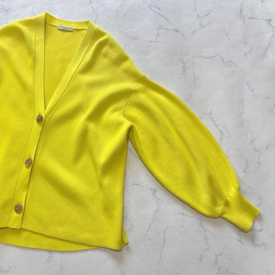 LE PHIL ルフィル 2022 フォルムカーディガン yellow