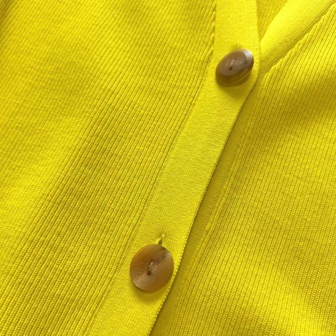 LE PHIL ルフィル 2022 フォルムカーディガン yellow