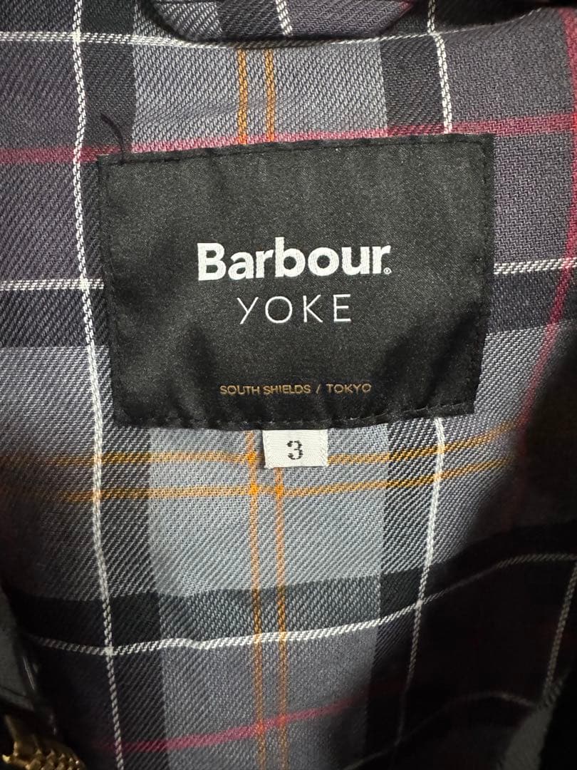 p*r様 【希少】別注【BARBOUR×YOKE×JS】 バブアー サイズ3 コ
