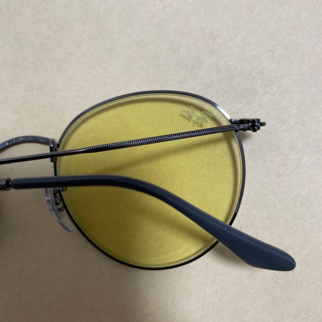 RayBan ROUND L RB3447 004 T4 ライトイエロー