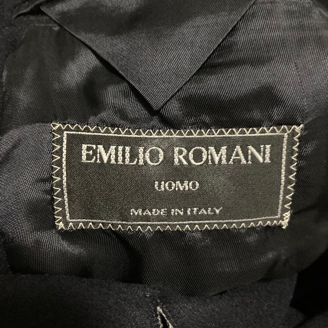 エルメネジルド・ゼニア メンズ ジャケット イタリア製 カシミヤ 紺 無地