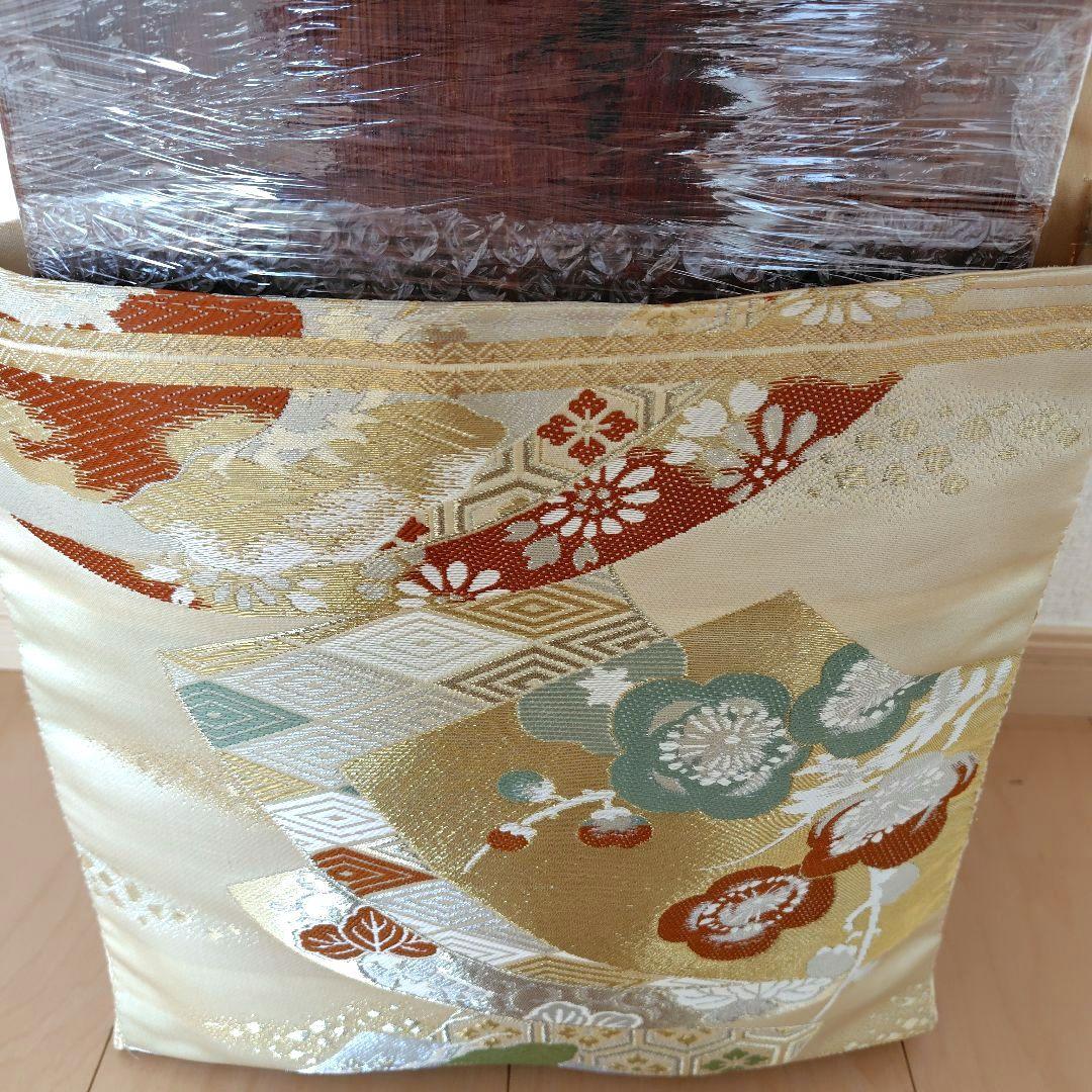 お琴カバー【野】着物帯 ゆたん油単ハンドメイド 和楽器 袋帯