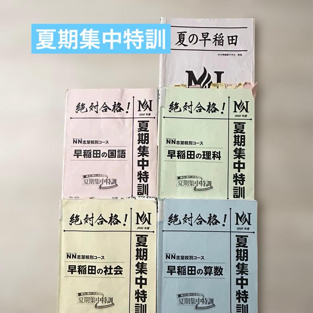 【最新版】2026年度NN早稲田\絶対合格/全セット