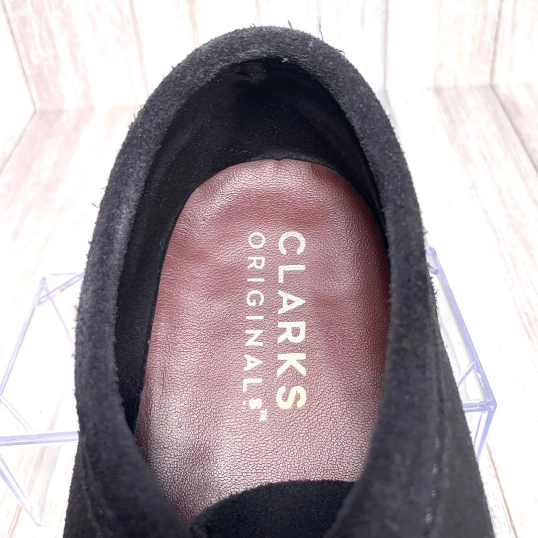 ✨人気✨クラークス CLARKS ワラビー【24.5】ブラック スエード