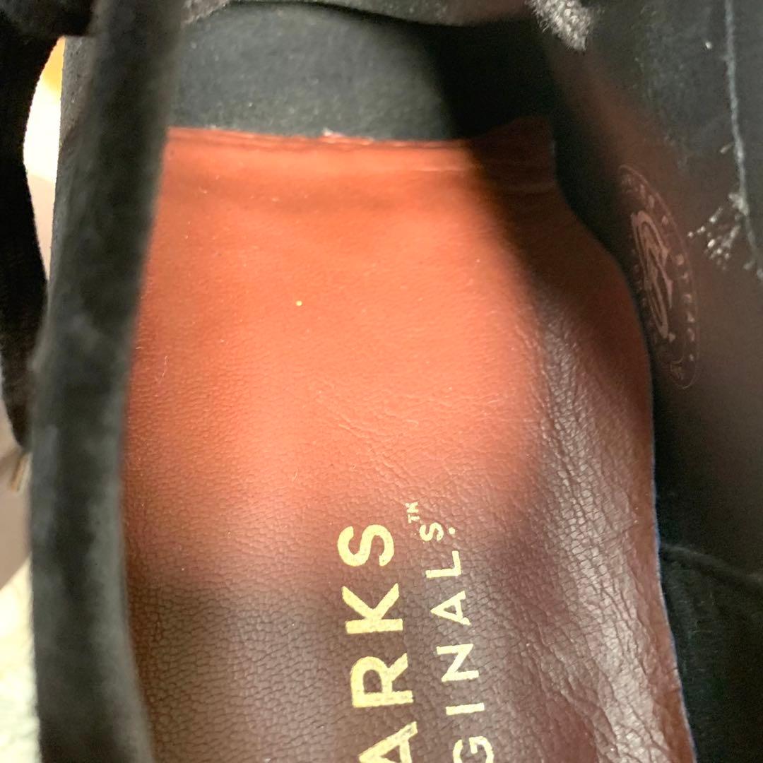 ✨人気✨クラークス CLARKS ワラビー【24.5】ブラック スエード