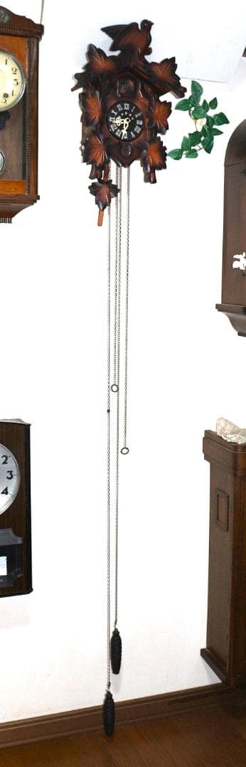 可動品 TEZUKA CLOCK poppo 鳩時計 分銅式 #103 掛時計