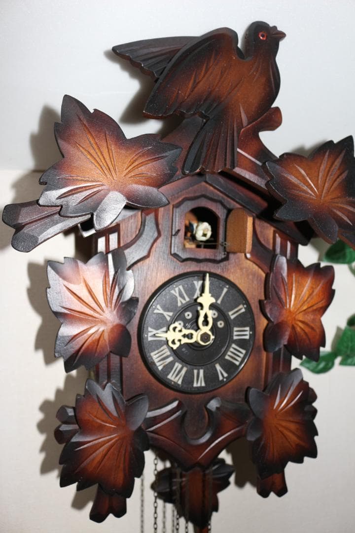 可動品 TEZUKA CLOCK poppo 鳩時計 分銅式 #103 掛時計
