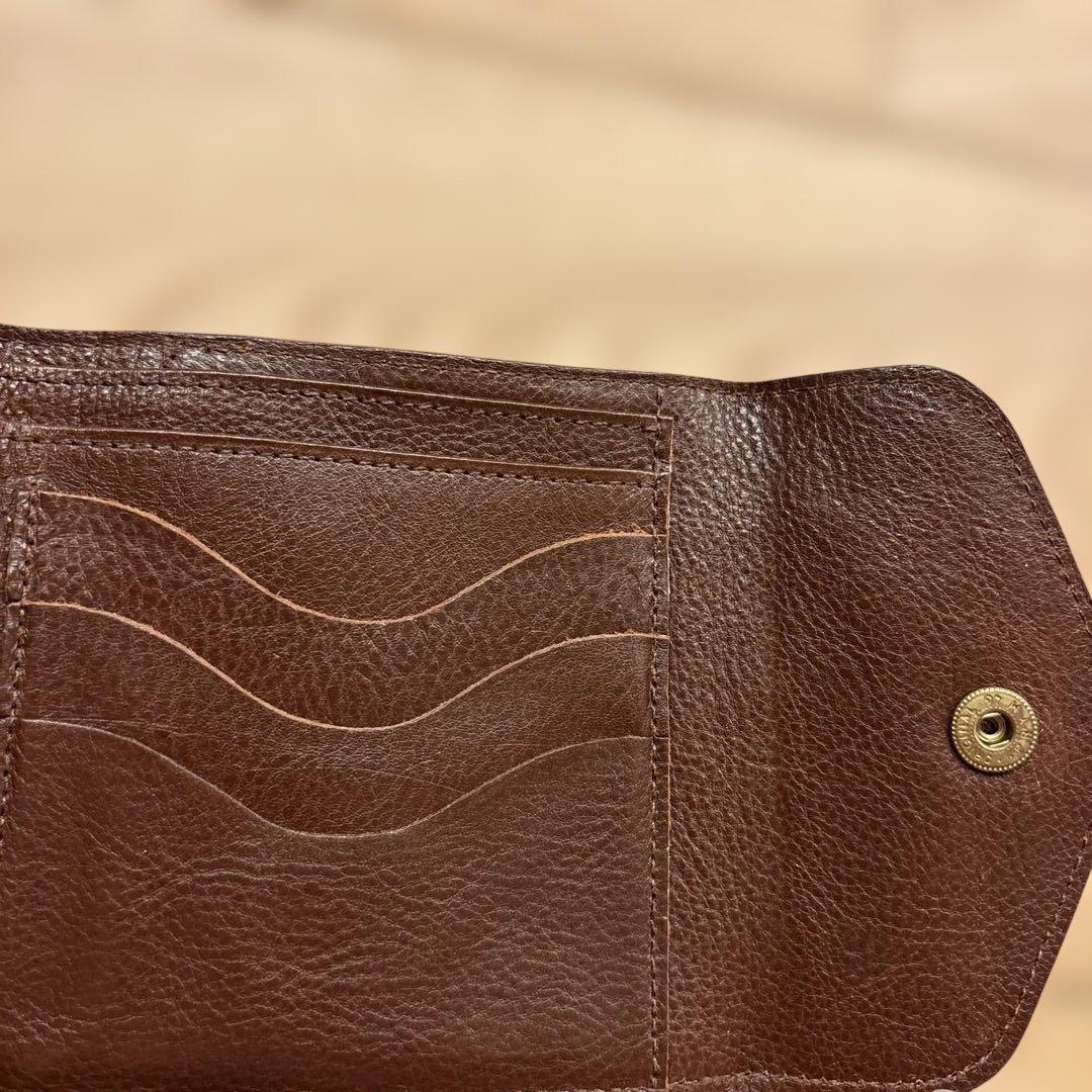 IL BISONTE イルビゾンテ　ブラウンレザー 二つ折り財布