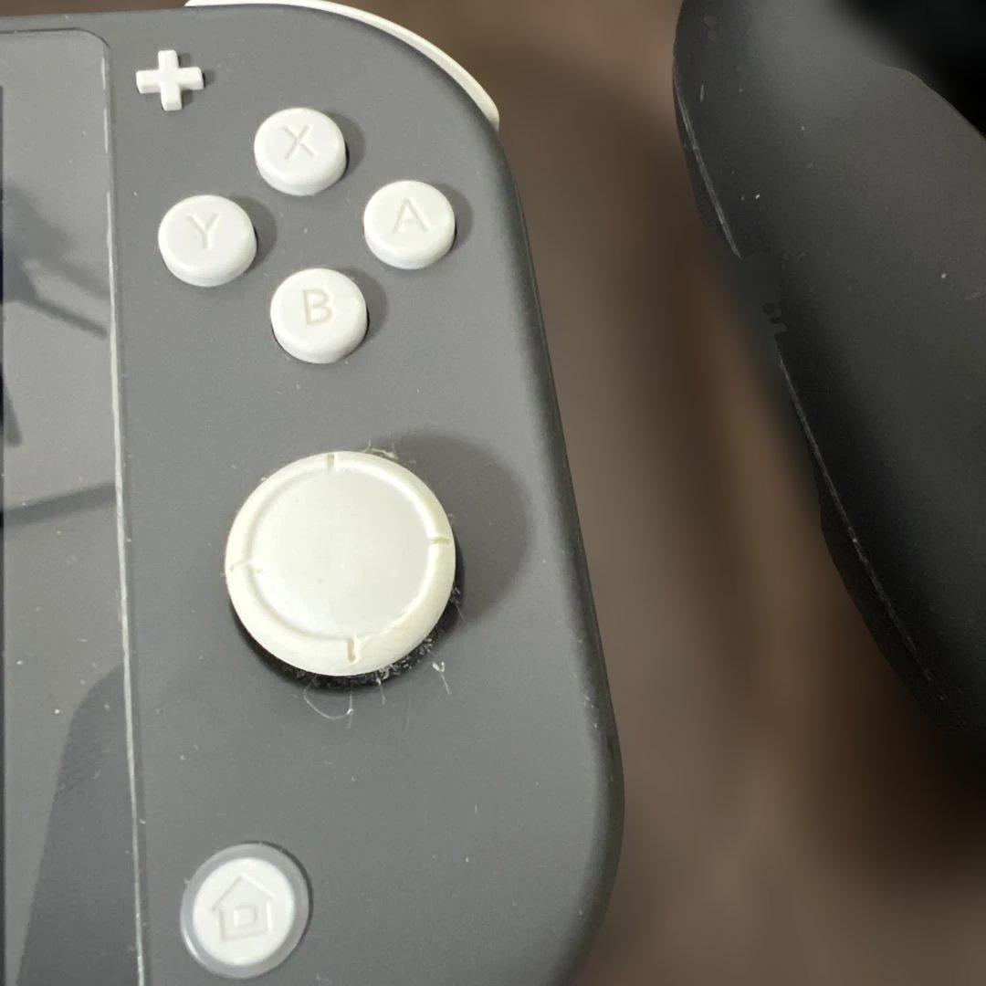 Nintendo Switch Lite グレー　グリップ　充電器付き