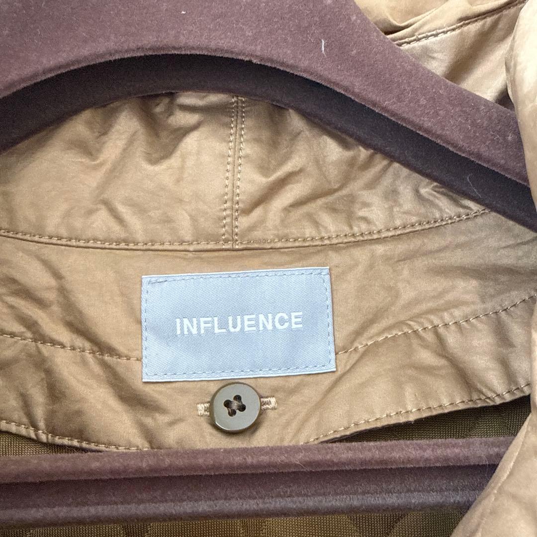 INFLUENCE ナイロンフードコート　ライナー付き