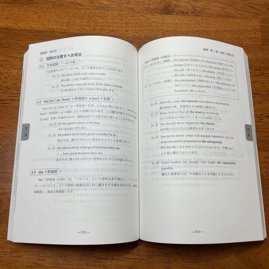 鉄緑英語　確認シリーズ　英文法