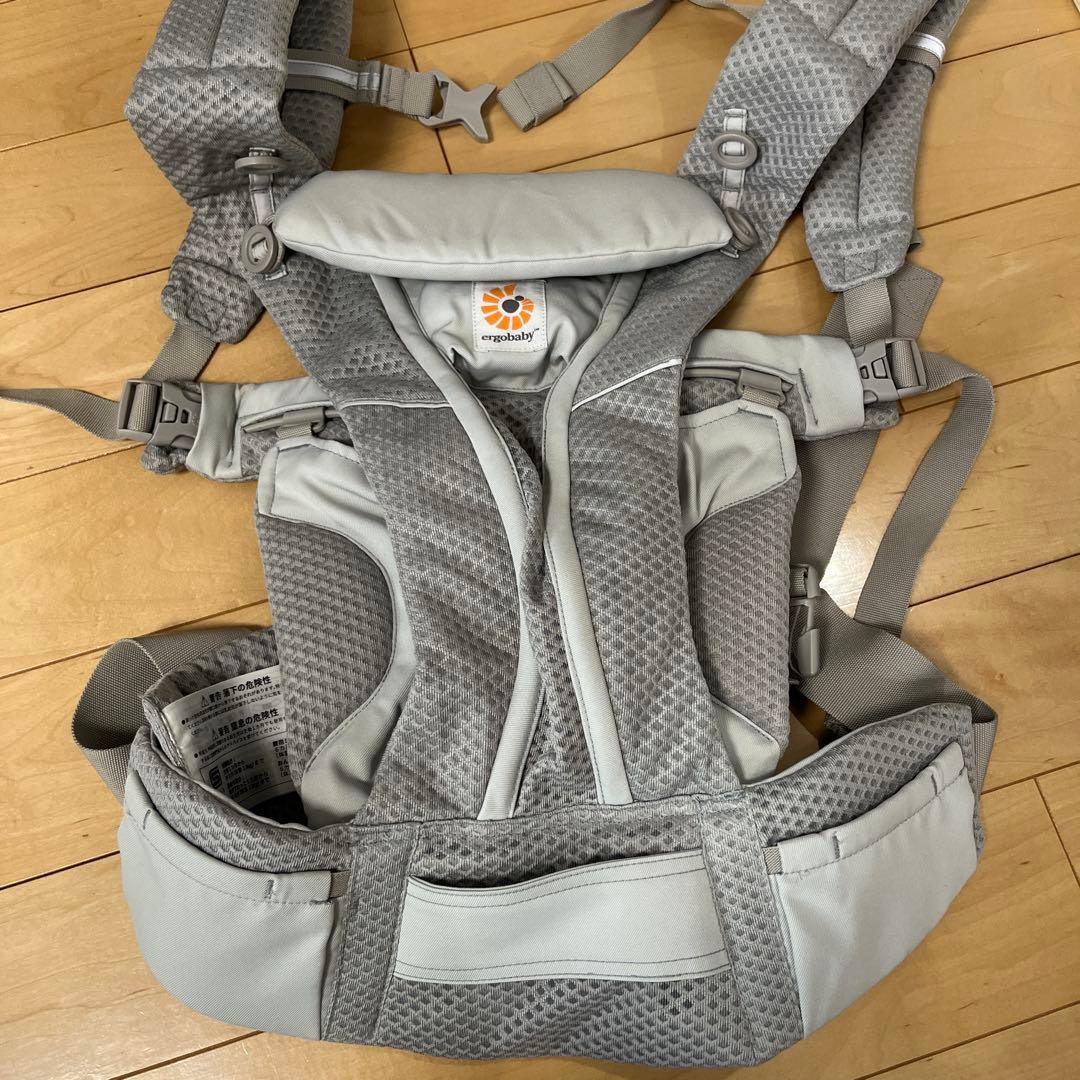 エルゴベビー オムニブリーズ 抱っこ紐　パールグレー　ポーチあり　説明書あり